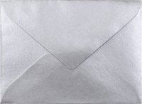 Kuvert C7 5-pack silver