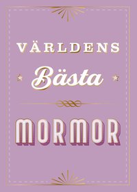 bokomslag Världens bästa mormor